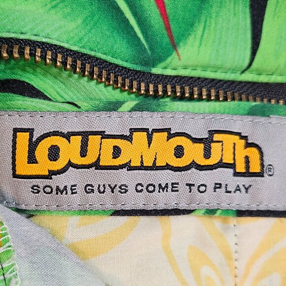 Loudmouth Golf Shorts Men’s Size 34 Multicolor Floral Pattern Cotton Stretch - Picture 4 of 14